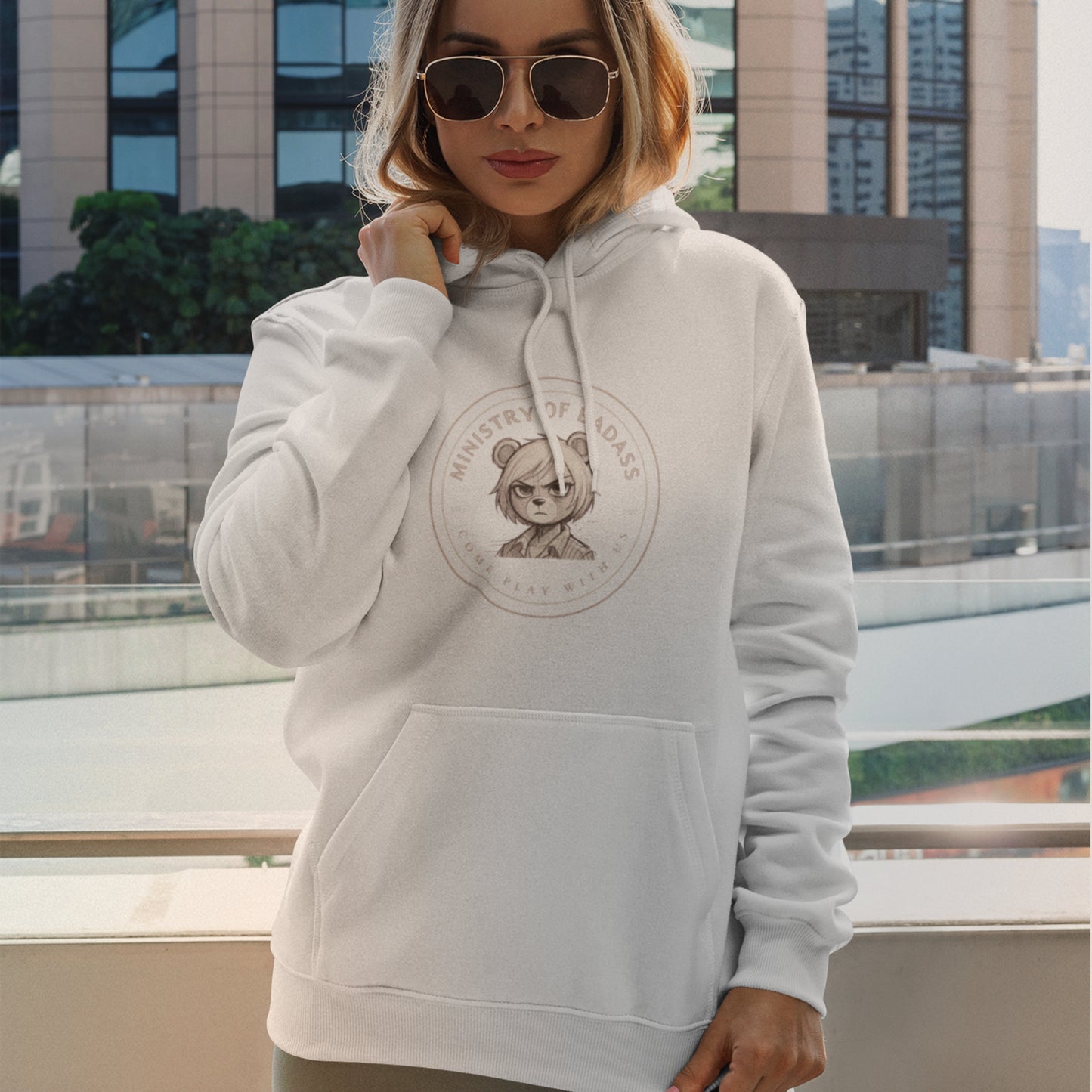 Minister of Badass Organic Cotton Raglan Hoodie