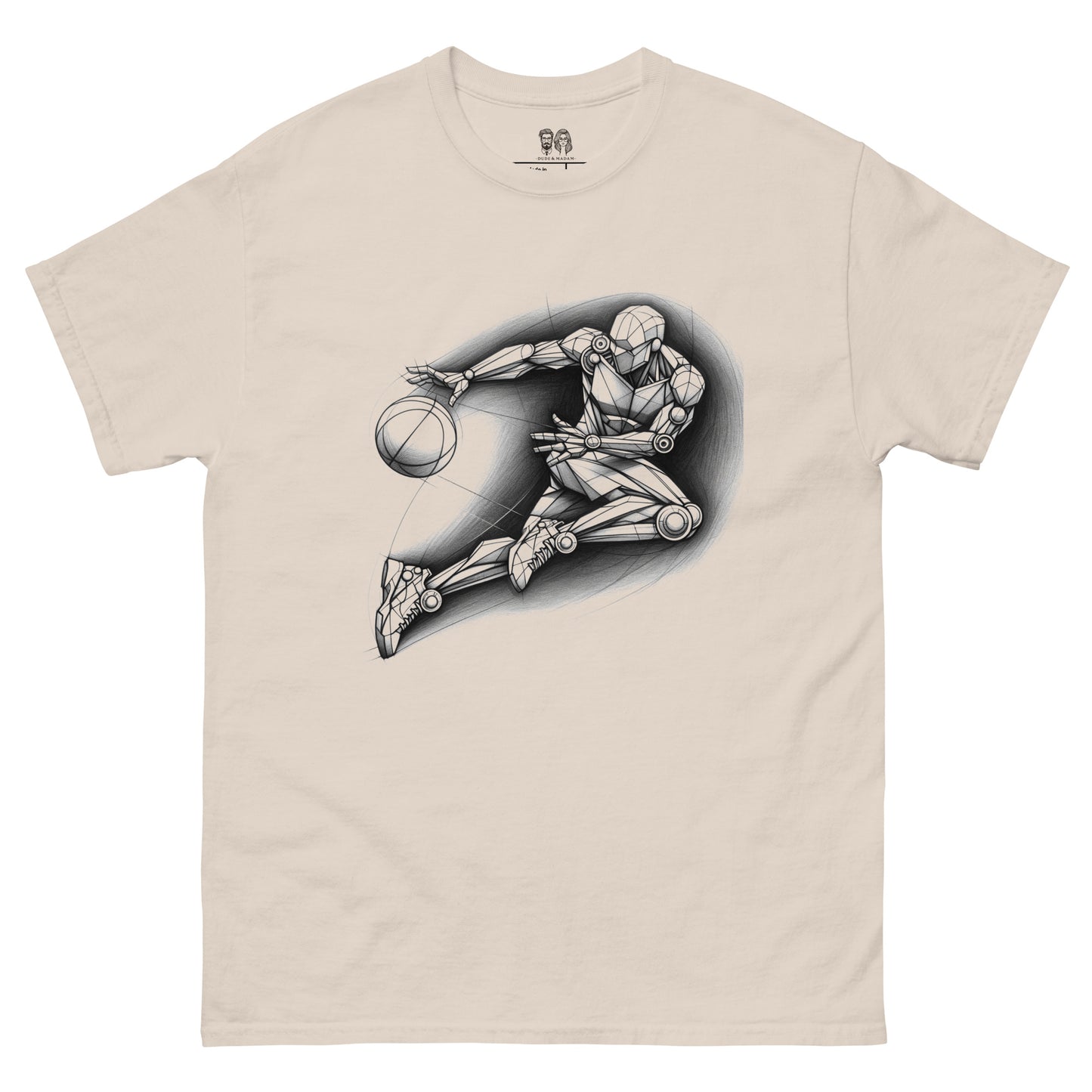 Wow T-shirt sport style basketball player